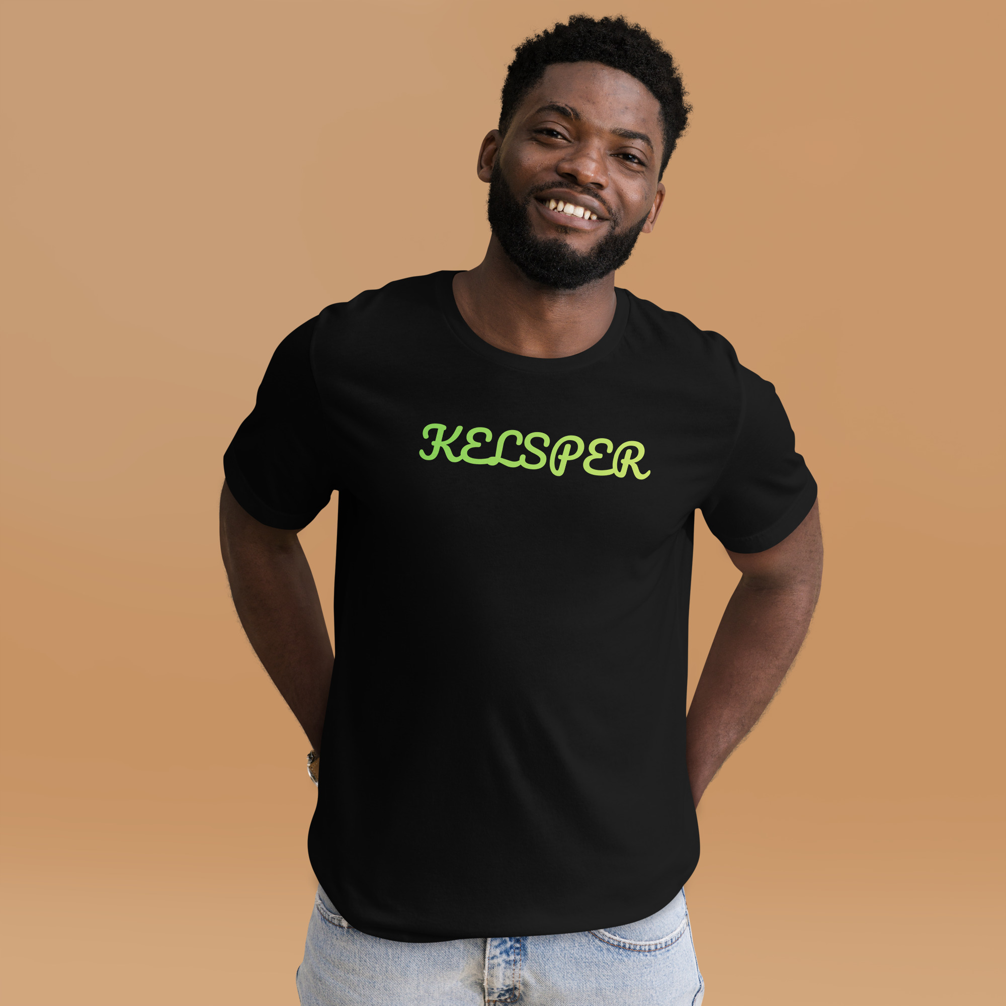 Retro Script Unisex Tee — Archive Green - Image 5