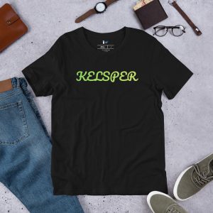 Retro Script Unisex Tee — Archive Green