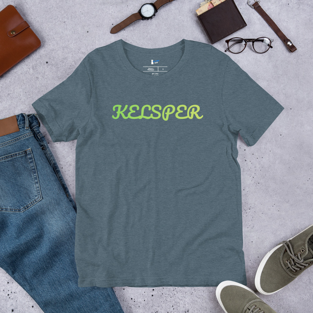 Retro Script Unisex Tee — Archive Green - Image 7